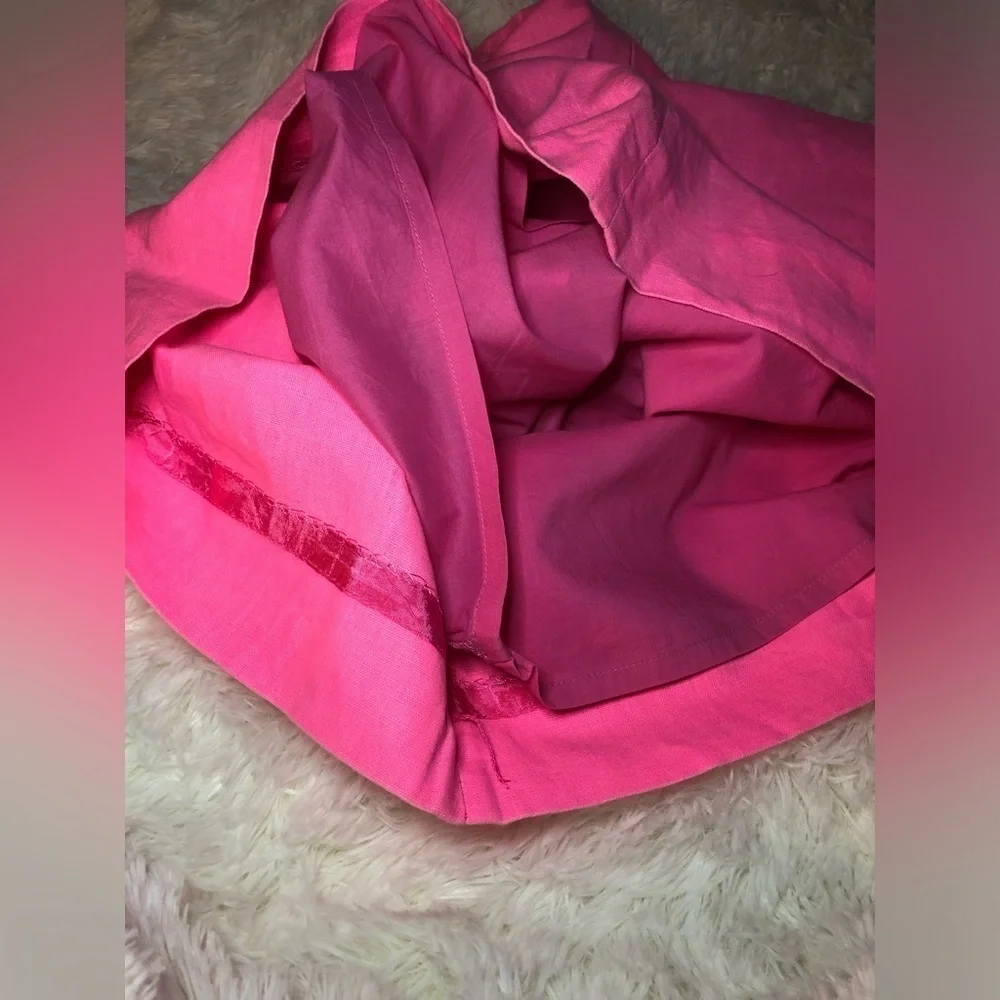 J. Crew Bright Pink Mini Skirt